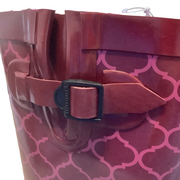 CAPELLI PINK PATTERNED RAIN BOOTS/ NWT /Size 6 - Picture 5 of 8